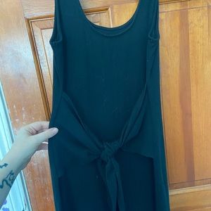 Aerie Black Tie Dress